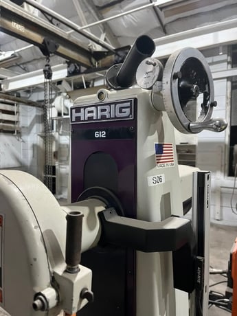 6" x 12" Harig/Bridgeport #612, Precision Surface Grinder, 1.5 HP, 3480 RPM, Accu-Rite digital read out, dust - Image 3