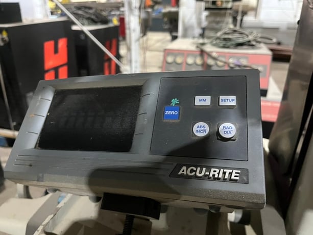 6" x 12" Harig/Bridgeport #612, Precision Surface Grinder, 1.5 HP, 3480 RPM, Accu-Rite digital read out, dust - Image 5
