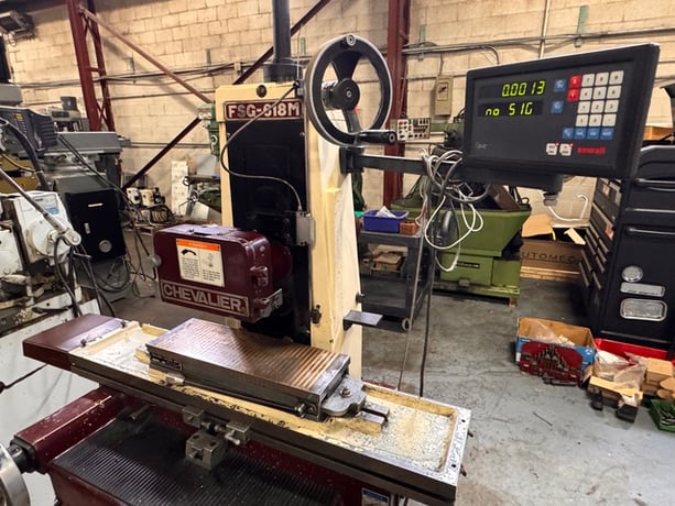 6" x 18" Chevalier #FSG-618M, Manual Surface Grinder, 19" X, 7" Y, 8" grinding wheel diameter, 3 HP, 3450 - Image 3