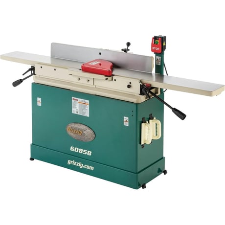 8" Grizzly #G0858, 8" Parallelogram Jointer, helical cutterhead, precision tables, 2025, Open Box - Image 1