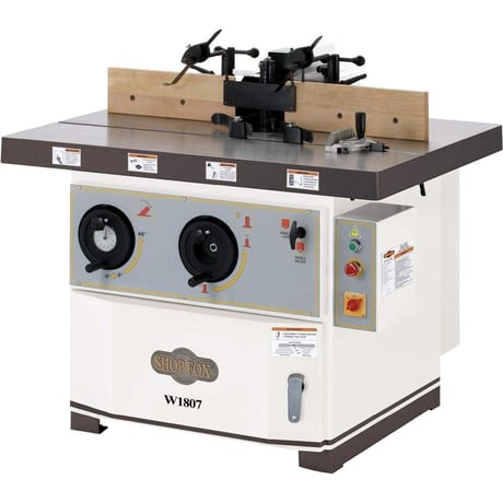 Shop Fox #W1807, 7.5 HP Shaper, heavy duty spindle shaper, industrial table, New In Crate (NIC)/New Old Stock - Image 1