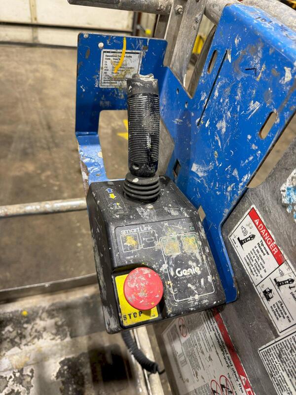 500 lb. Genie #GR-12, scissor lift, 17'4" work height, 11'4" platform height, 310 hours, 2017 - Image 7