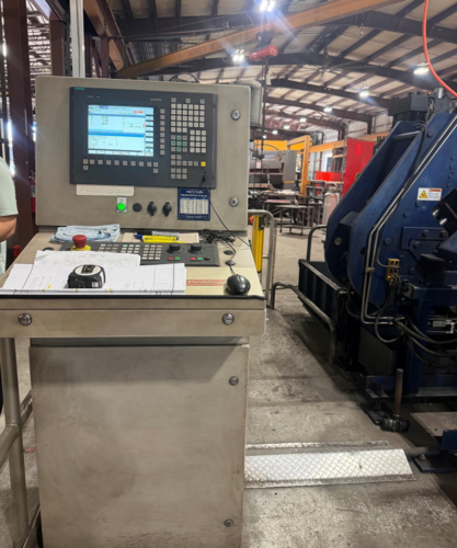 6" x 6" x 5/8" Ocean Clipper, Angle Line, Siemens 840Di Control, conveyor, 2015 - Image 2