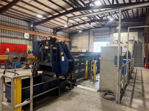 6" x 6" x 5/8" Ocean Clipper, Angle Line, Siemens 840Di Control, conveyor, 2015 - Image 3