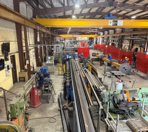 6" x 6" x 5/8" Ocean Clipper, Angle Line, Siemens 840Di Control, conveyor, 2015 - Image 4