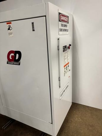100 psig, Gardner Denver #EFC99A, Rotary Screw Air Compressor, 20 HP, 2000 - Image 1