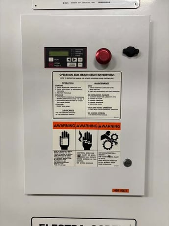 100 psig, Gardner Denver #EFC99A, Rotary Screw Air Compressor, 20 HP, 2000 - Image 2