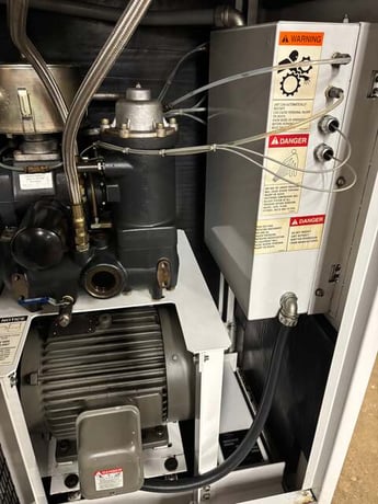 100 psig, Gardner Denver #EFC99A, Rotary Screw Air Compressor, 20 HP, 2000 - Image 5