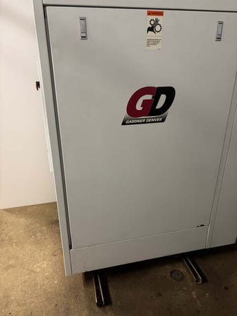 100 psig, Gardner Denver #EFC99A, Rotary Screw Air Compressor, 20 HP, 2000 - Image 9