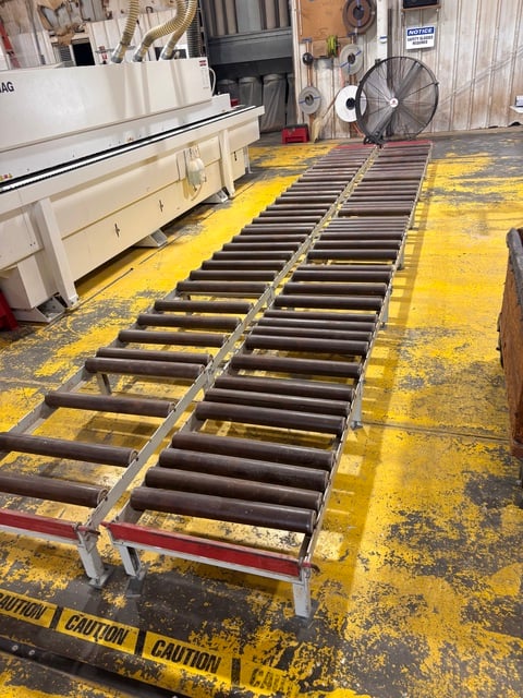 Q Systems, Roller Conveyor, 100' L - Image 2