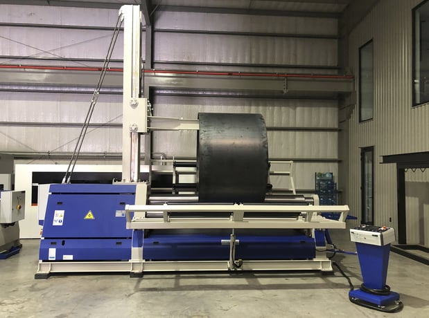 10' x 1/2" Bendmak #CY4R-HHS-300-30/13, hydraulic double initial pinch plate roll, 4-roll, 15 HP - Image 1