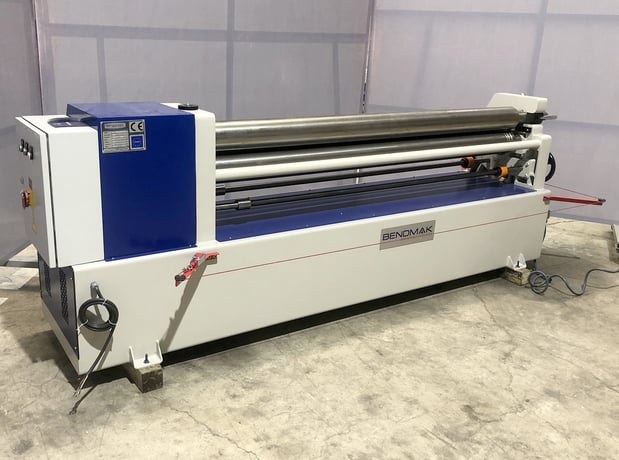 6' x 3/16" Bendmak #CYL-140-20/4.5, initial pinch plate roll, 5" diameter rolls, 2.2 HP - Image 3