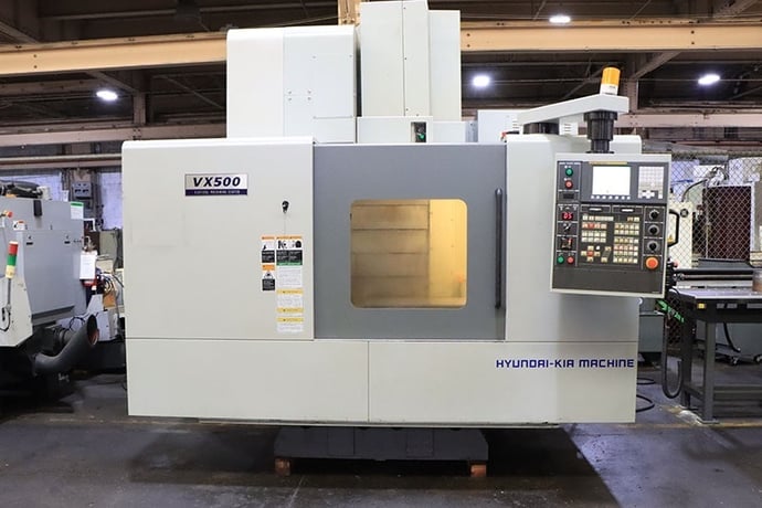 Hyundai Kia #VX500, CNC Vertical Machining Center, 41.7" X, 20.1" Y, 25" Z, 47.2" x 19.7" table, 20 HP - Image 1
