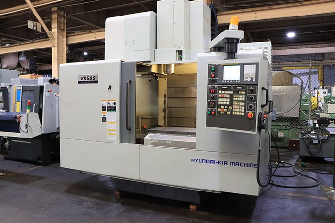 Hyundai Kia #VX500, CNC Vertical Machining Center, 41.7" X, 20.1" Y, 25" Z, 47.2" x 19.7" table, 20 HP - Image 4