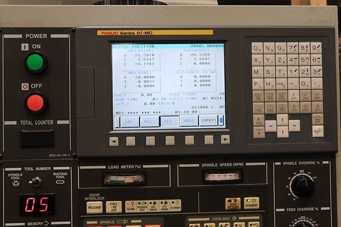 Hyundai Kia #VX500, CNC Vertical Machining Center, 41.7" X, 20.1" Y, 25" Z, 47.2" x 19.7" table, 20 HP - Image 6