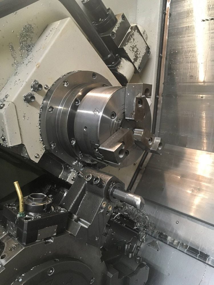 Daewoo Doosan #Puma-MX2000ST, CNC lathe, 29.5" swing, 8" chuck, 3-jaw, 3" bar, 21.65" dia., 40.15" lgth - Image 4