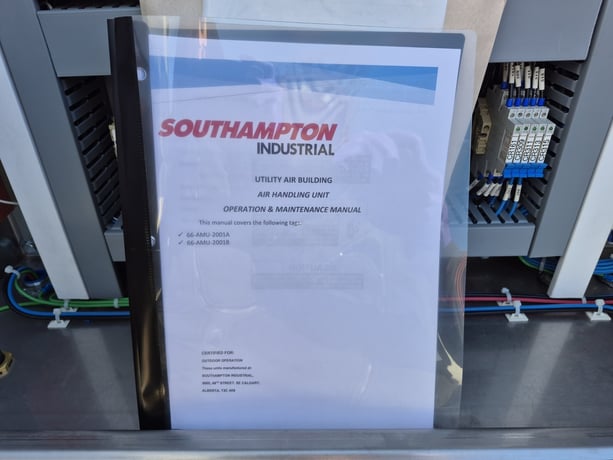 Southampton #RTH-95C-N0-N0-N10, Make-Up Air Unit/Air Mixing Unit, 9,535 CFM, 2021, new surplus - Image 3
