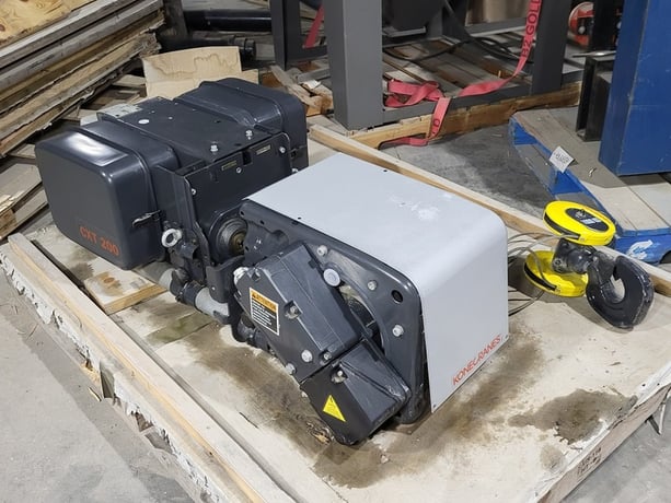 1 Ton, Konecranes #CXT-200, Wire Rope Hoist w/ spare parts - Image 2