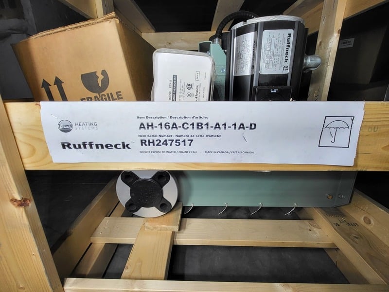 Thermon #AH-16A-C1B1-A1-1A-D, 60 KW Horizontal Heater Unit, 2021, new surplus - Image 9