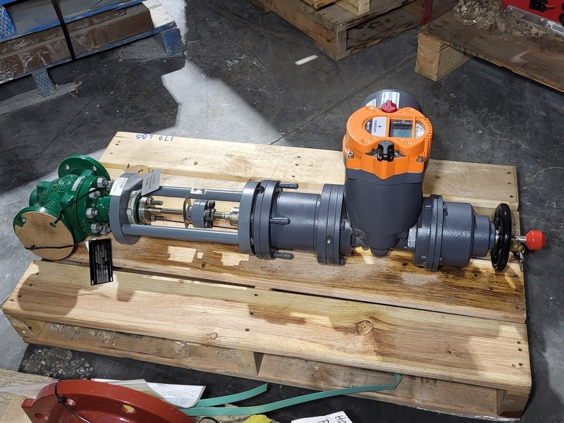 Fisher #Type-ES, 1-1/2" Class 150 Control Valve w/ Actuator, new surplus - Image 4