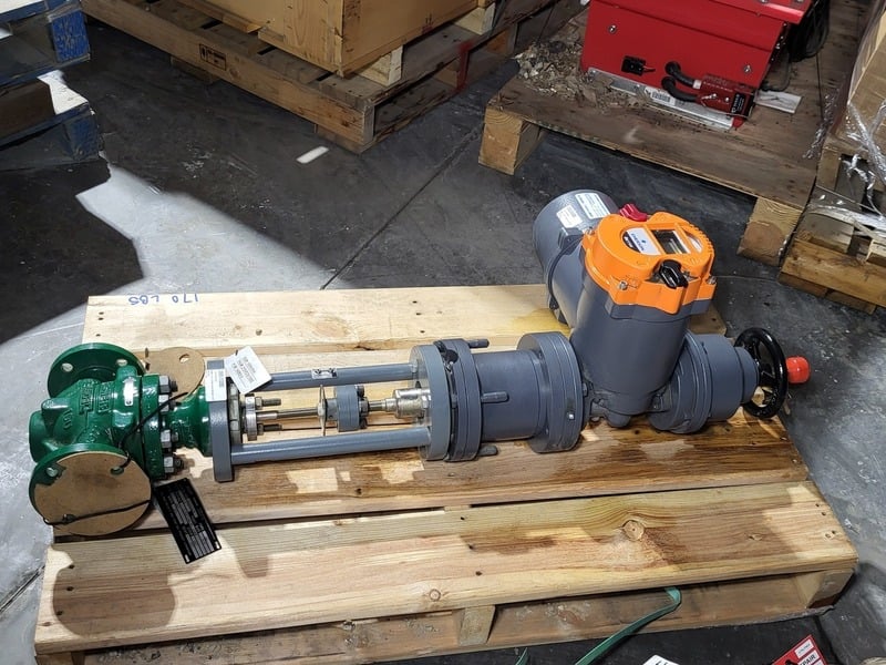 Fisher #Type-ES, 1-1/2" Class 150 Control Valve w/ Actuator, new surplus - Image 6