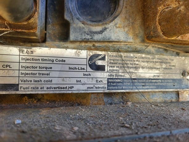 760 HP Cummins #QSK19-CM2150-MCRS, Heavy Duty Diesel Engine Core, 2015, AS IS - Image 10