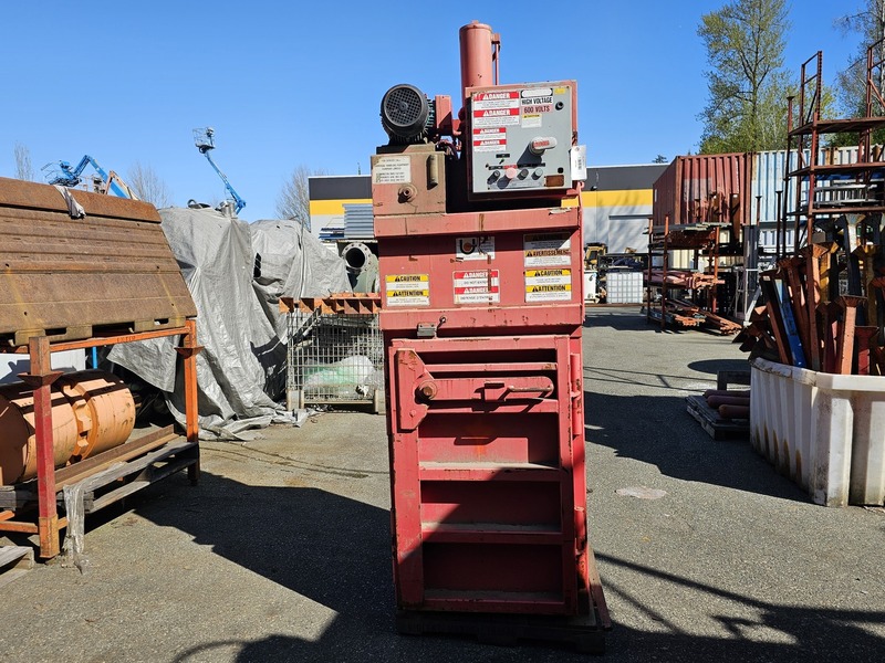 Universal Handling Equipment #CTC242436, Vertical Hydraulic Baler - 1 Cu. Yd - 5 HP - 600 Volts, 3PH - - Image 1