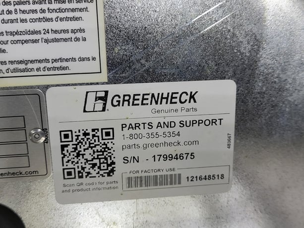 Greenheck #SBCE-3H30-20, Wall Propeller Fan, new surplus - Image 3