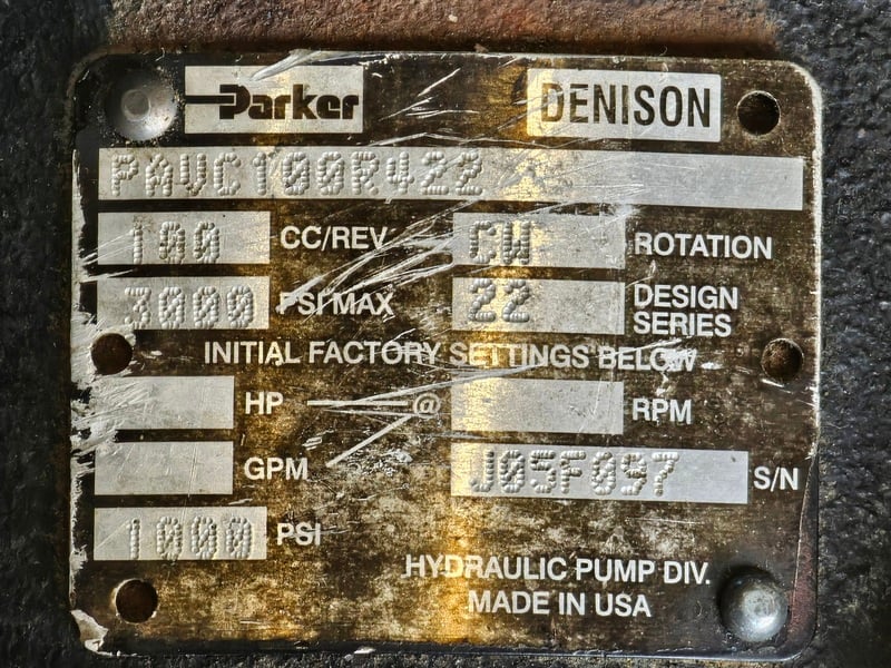 Parker Denison #PAVC100R422, 100 cc/rev Hydraulic Pump - Image 2
