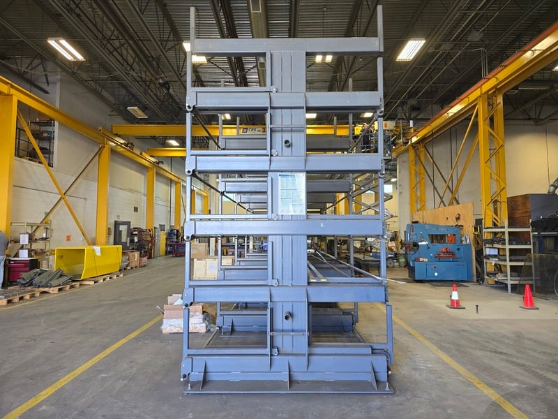 Steel Storage Systems #5T-4G-30X75R-24, Double-Sided Roll-Out Cantilever Rack - 24' Storage Length - 5,300 LB - Image 5