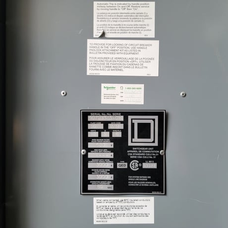 Square D #QED, 3000 Amps, 480 Volt Switchgear Unit w/ 7 x Circuit Breakers PJ400, 2019 - Image 2