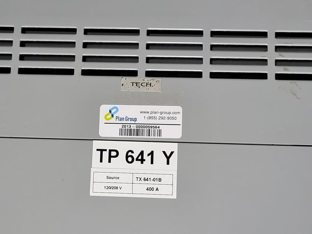 Cutler-Hammer #PRL3a, 400 Amps 120/208 Volt Panel Board Pow-R-Line-3a, 21 Circuit - Image 3