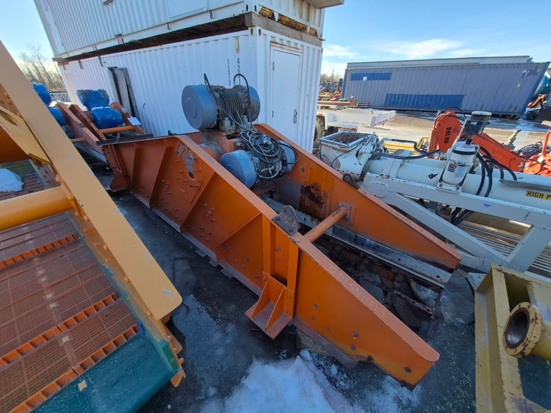36" x 16' Vibramech #H1-48-09, Single Deck Horizontal Vibrating Screen w/ 2 x 3 kW Motors - Image 1