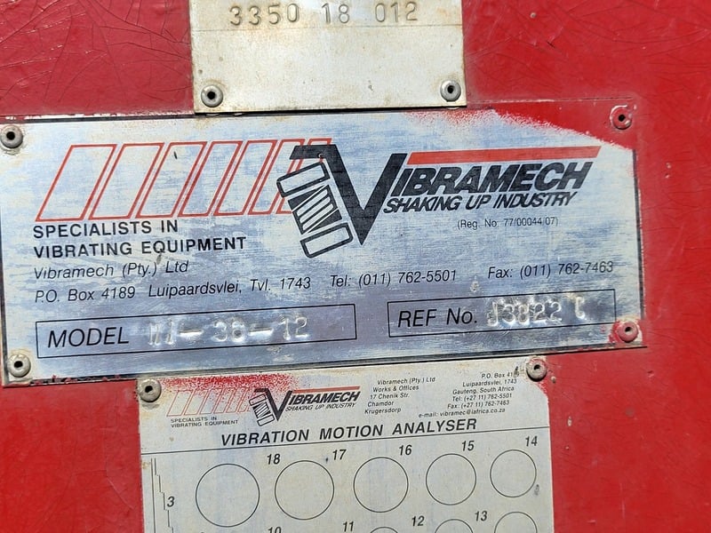 48" x 12' Vibramech #H1-36-12, Single Deck Horizontal Vibrating Screen - Image 2