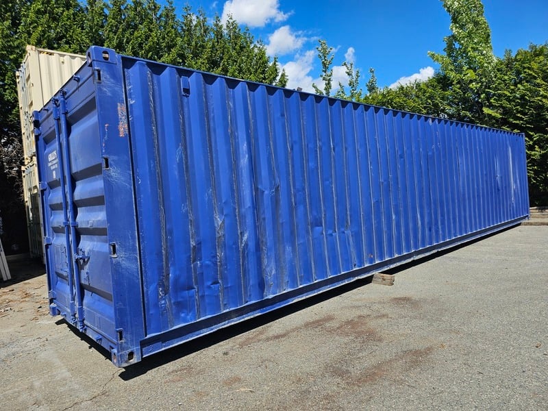 40' Shipping Container w/ 3 Roll-up Doors 7347496 - Image 2