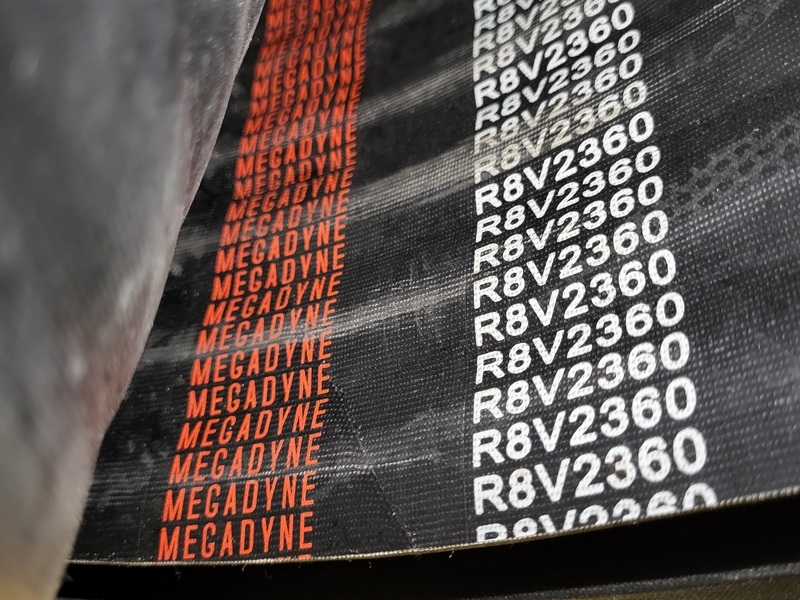Megadyne #R8V2360, 12 Grooved Banded V-Belt, 128V2360, new surplus - Image 2