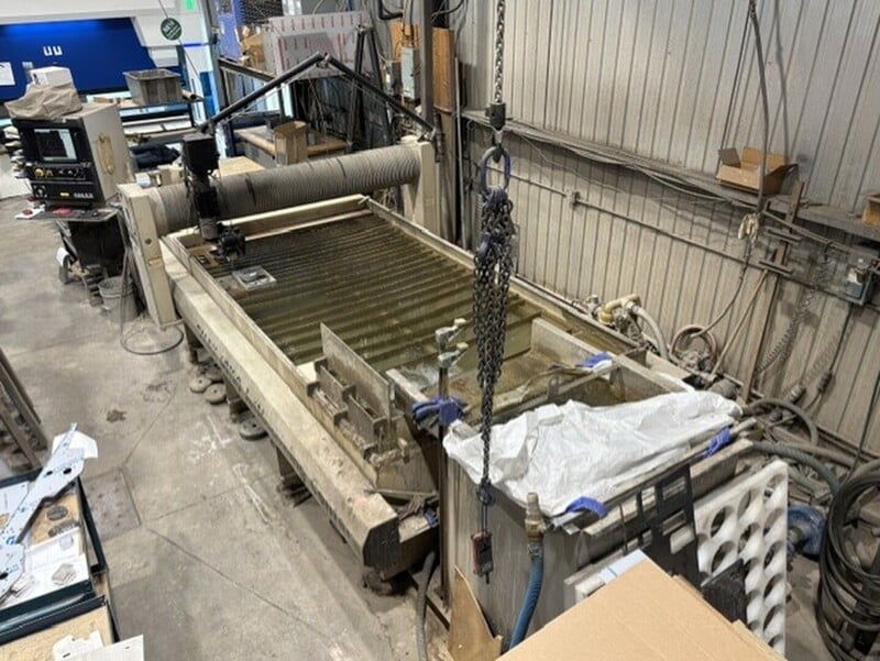 Omax #60120, 60" x 120" CNC Waterjet Cutter w/ 40 HP Enduromax Pump, Tilt-a-jet, 2010 - Image 3