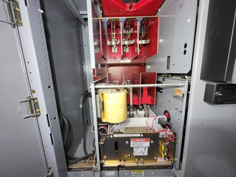 400 Amps Square D #NG44D, ISO-Flex Medium-Voltage Motor Starter Lineup, 4160 Volts, 500 HP, (4) vacuum - Image 4