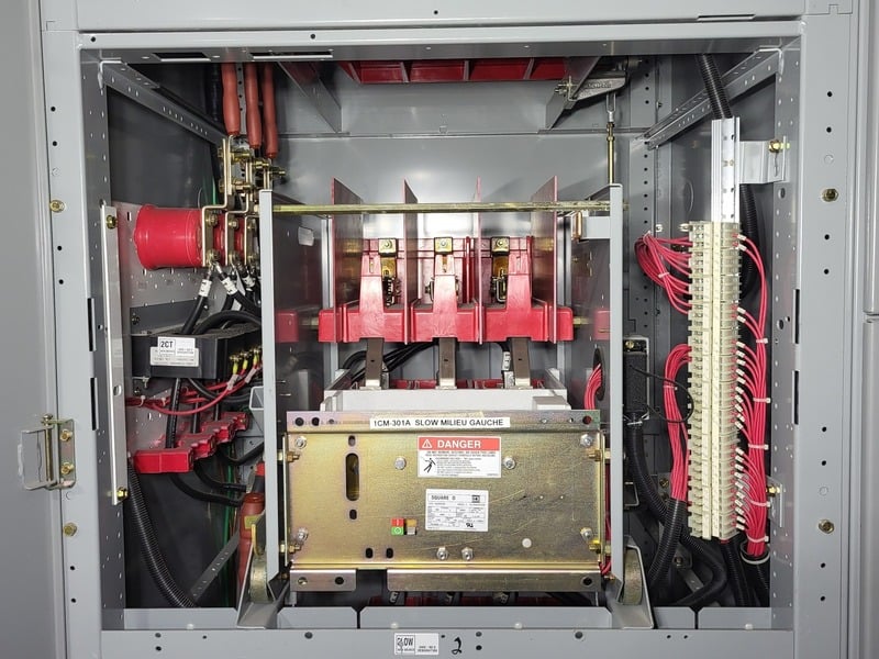 400 Amps Square D #NG44D, ISO-Flex Medium-Voltage Motor Starter Lineup, 4160 Volts, 500 HP, (4) vacuum - Image 7