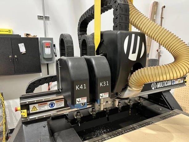 Multicam #APEX-3R, ATC CNC router, 4' x 8' table, 13.4 HP HSD spindle, 24000 RPM, 6 ATC, 2022 - Image 5