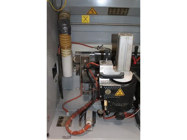 Fravol #Smart-S600-23, edgebander w/pre-mill & corner rounding, 5/16" edge, 2-3/8" panel thickness, 4" min. - Image 9