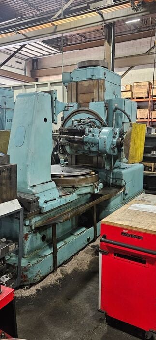 TOS #FO-16, Vertical Gear Hobber, 63" max. gear diameter, 22" max. face capacity, 54" table diameter, 10" - Image 1