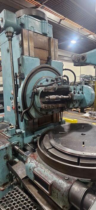 TOS #FO-16, Vertical Gear Hobber, 63" max. gear diameter, 22" max. face capacity, 54" table diameter, 10" - Image 2