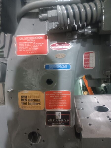 10 Ton, Bliss #18C, OBI Mechanical Punch Press, 1.5" stroke, 1.75" slide adjustment, 7.5" shut height, Cieco - Image 3