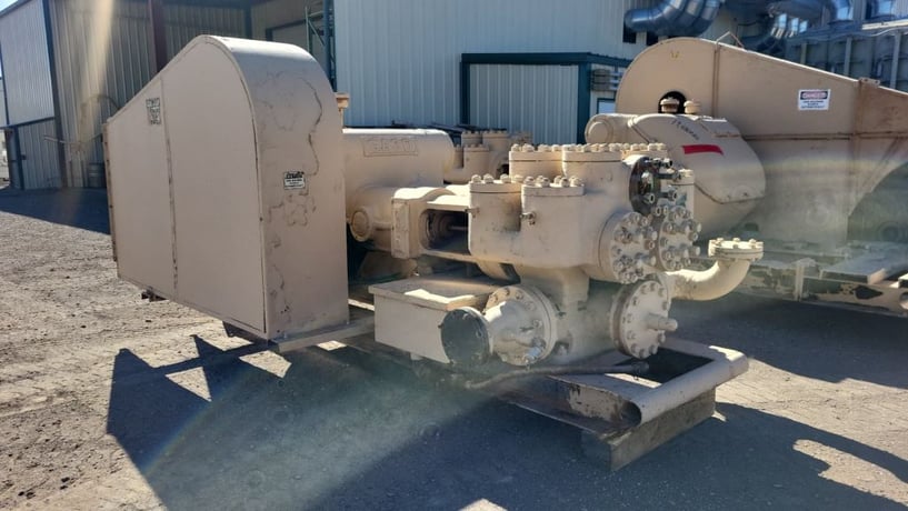 Gaso #2651, Duplex Reciprocating Plunger Pump, 12" stroke, 2" ceramic plungers, 8" suction x 4" discharge - Image 3