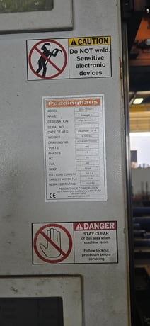 Peddinghaus #Ocean-Avenger-Plus-MDL-1250/1C, CNC beam drill line, 48" max profile, 80' length, 25 HP, Siemens - Image 10