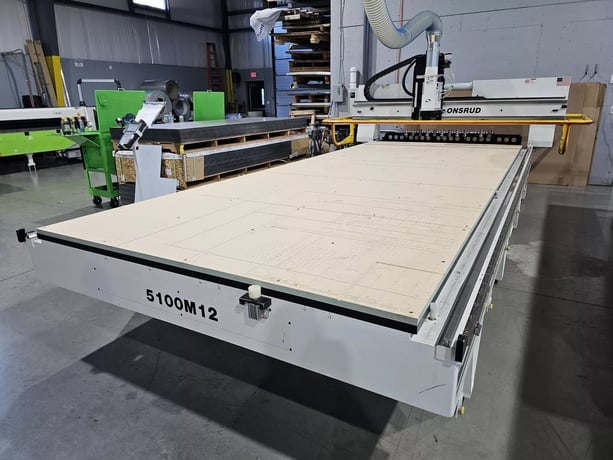 Onsrud #5100M12, CNC router, 80" x 204" table, 12 HP, 24,000 RPM, 12-station ATC, Fanuc 0i, 2019 - Image 1