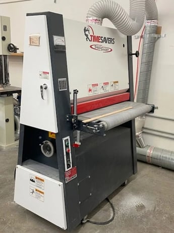 Timesavers #S311-13-1T, deburring machine, 37" x 60" belt, single combination head, 10 HP, 2020 - Image 2