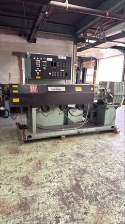 3-1/2" Davis Standard #MV-35IN35, extruder, 24:1 L/D, air cooled, 100 HP, no screw included, 2000 - Image 1