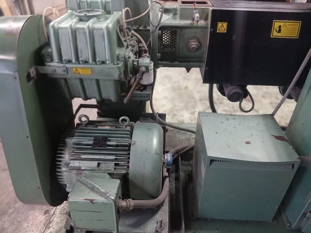 3-1/2" Davis Standard #MV-35IN35, extruder, 24:1 L/D, air cooled, 100 HP, no screw included, 2000 - Image 8